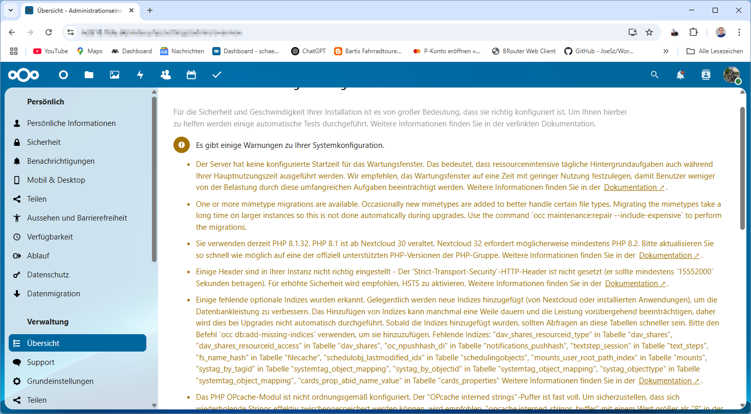 🐧 Wartungsfenster: Nextcloud's Vorstellung von „Wir machen das einfach immer, auch wenn du gerade arbeitest“