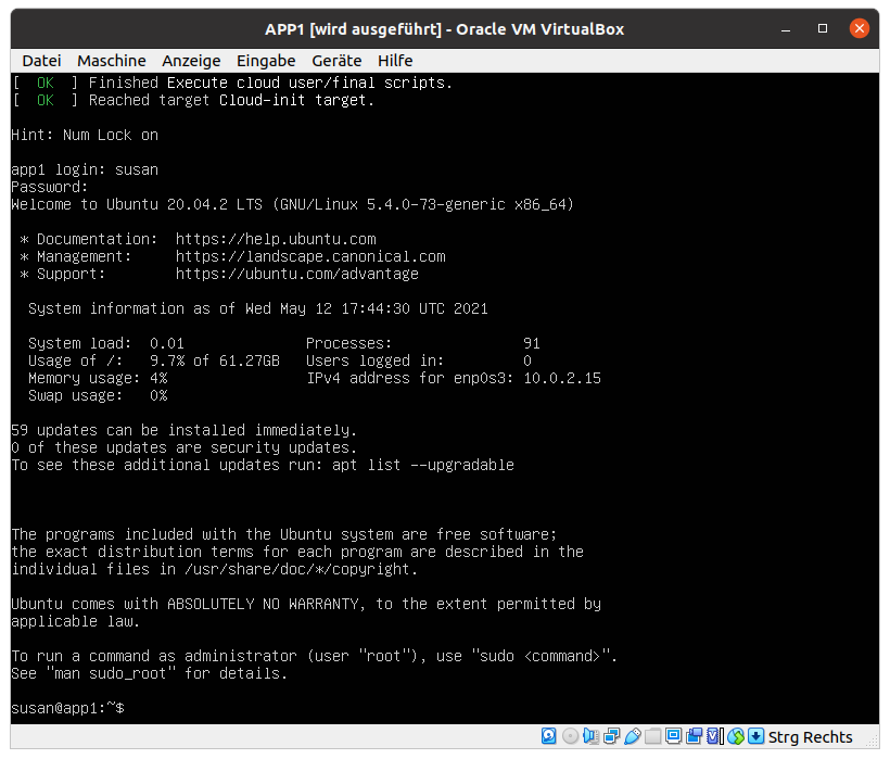 Installation Ubuntu Server 20.04 LTS (Focal Fossa)